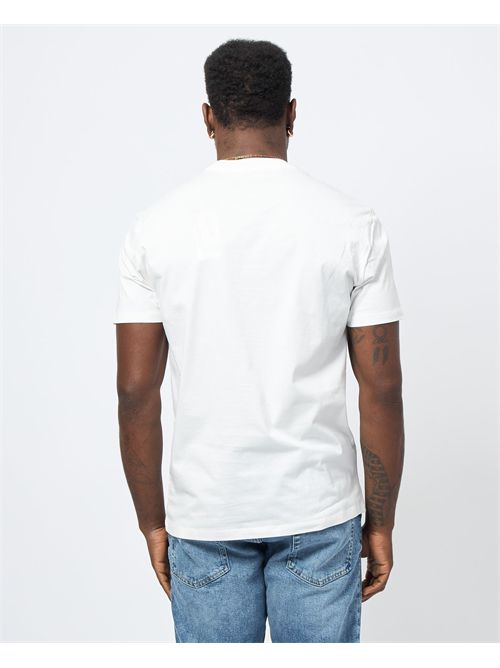 T-shirt basique à col rond pour homme AX avec logo ARMANI EXCHANGE | XM000787-AF12308U0009